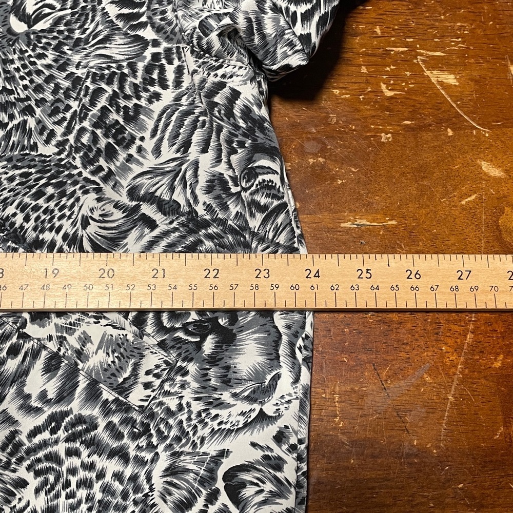 Alfred Dunner Monochrome Animal Print Jacket - Picture 2 of 7